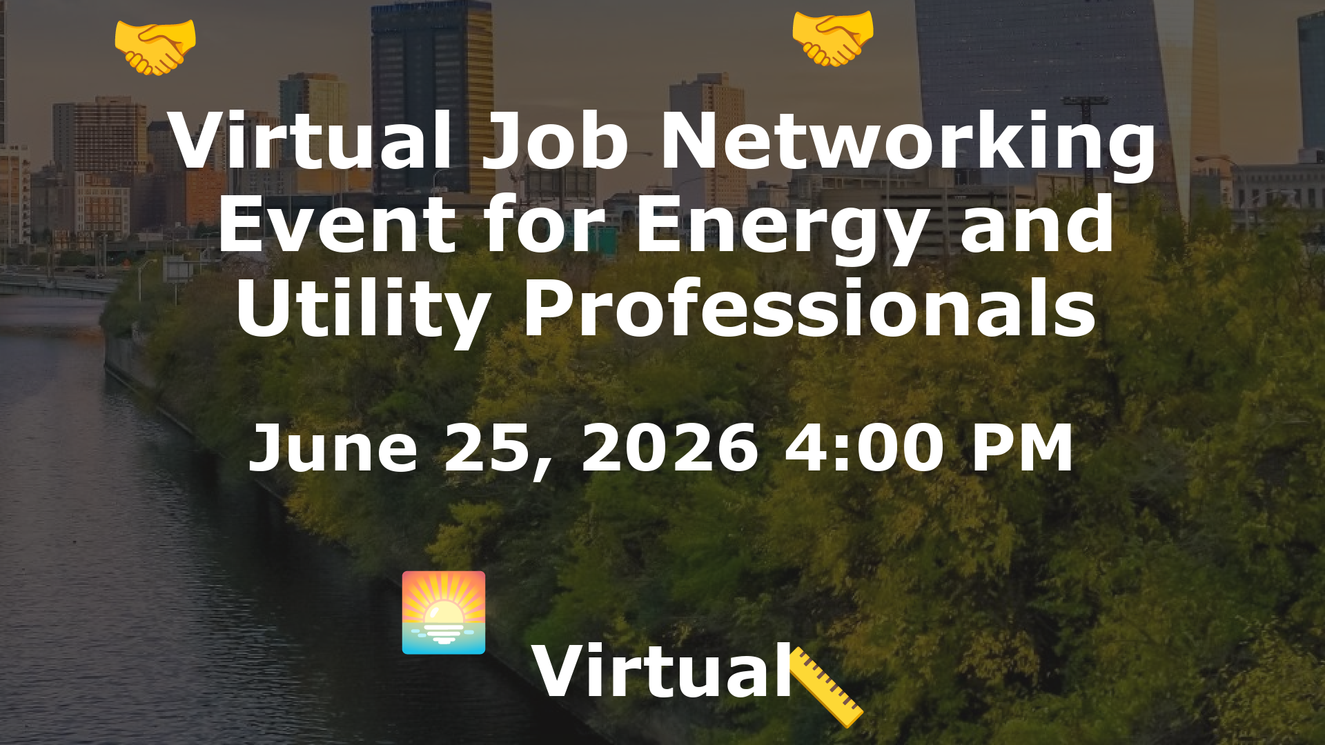 Virtual Job Networking Event for Energy and Utility Professionals event image